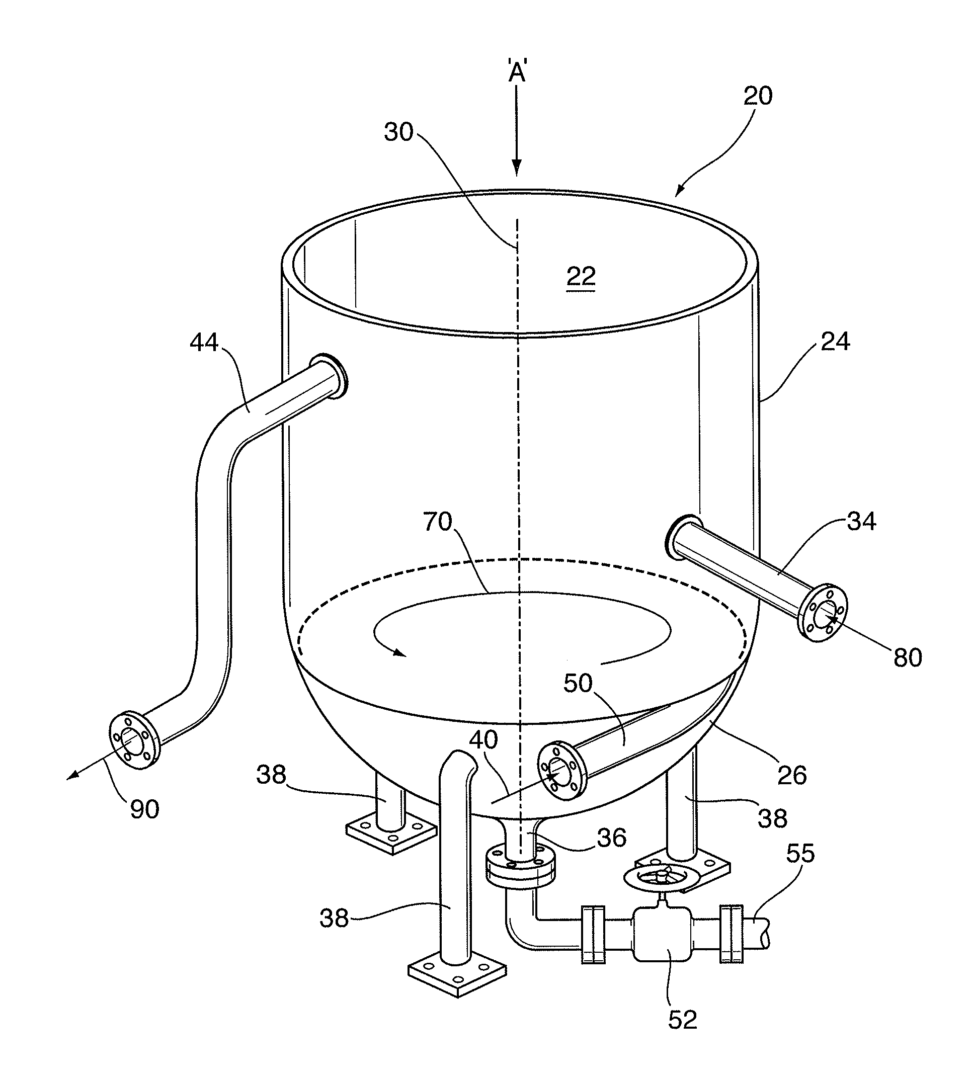 Enhanced vortex fluid treatment apparatus, system, and method for removing solids from solids-containing liquids