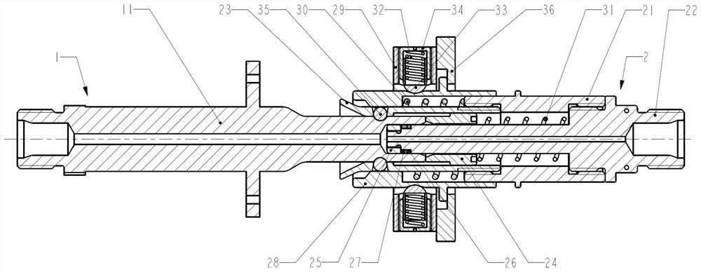 High-voltage floating disconnector