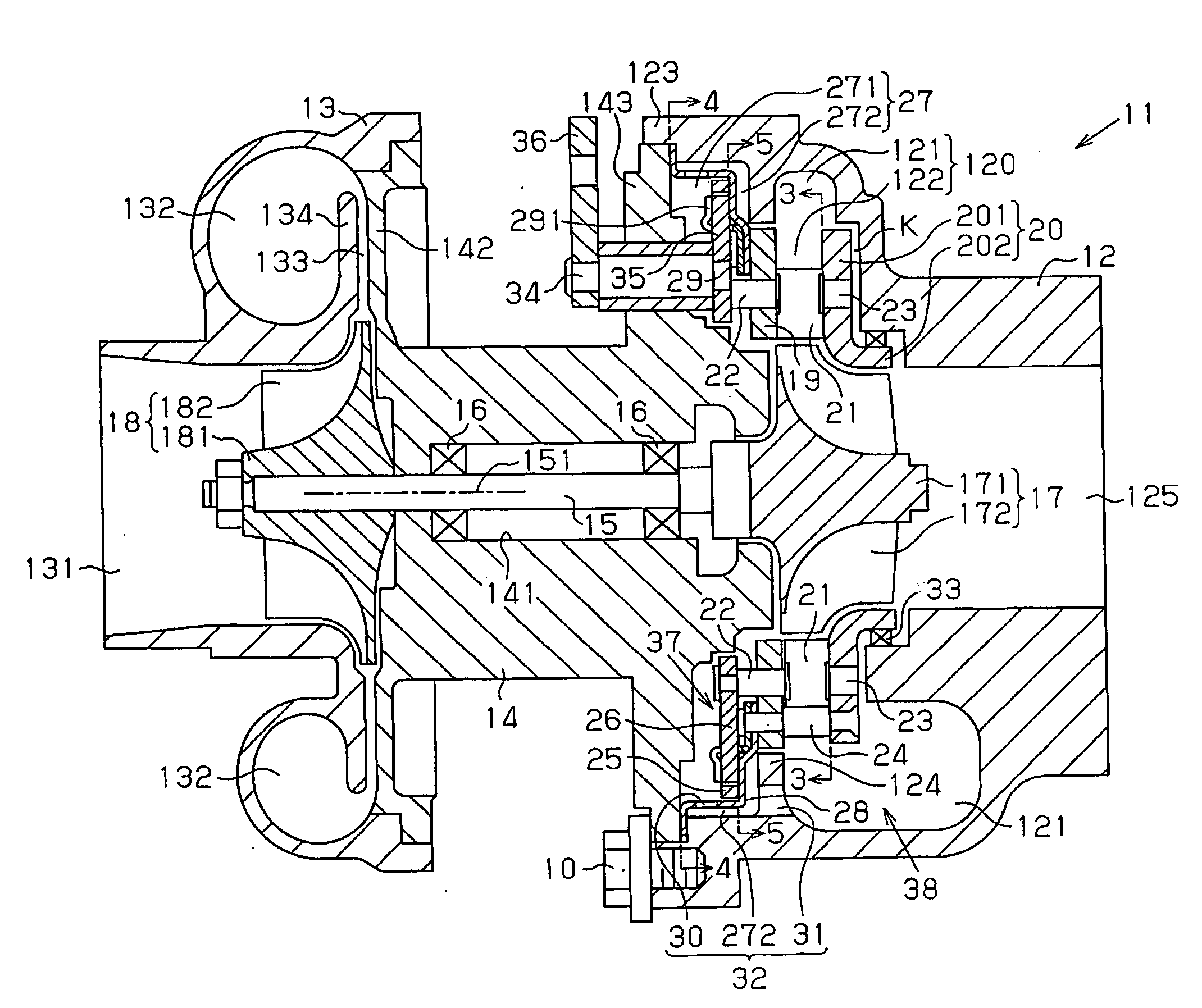 Turbocharger with variable nozzle mechanism