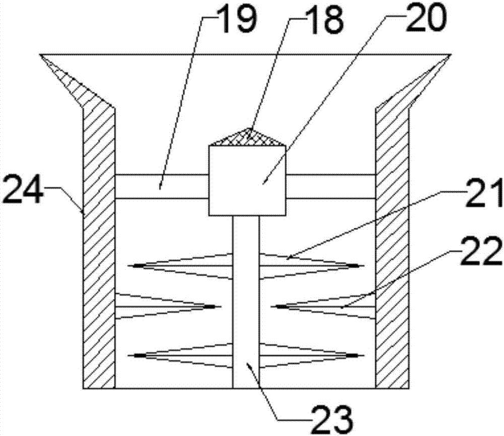 Kitchen waste crushing device capable of realizing solid-liquid separation function