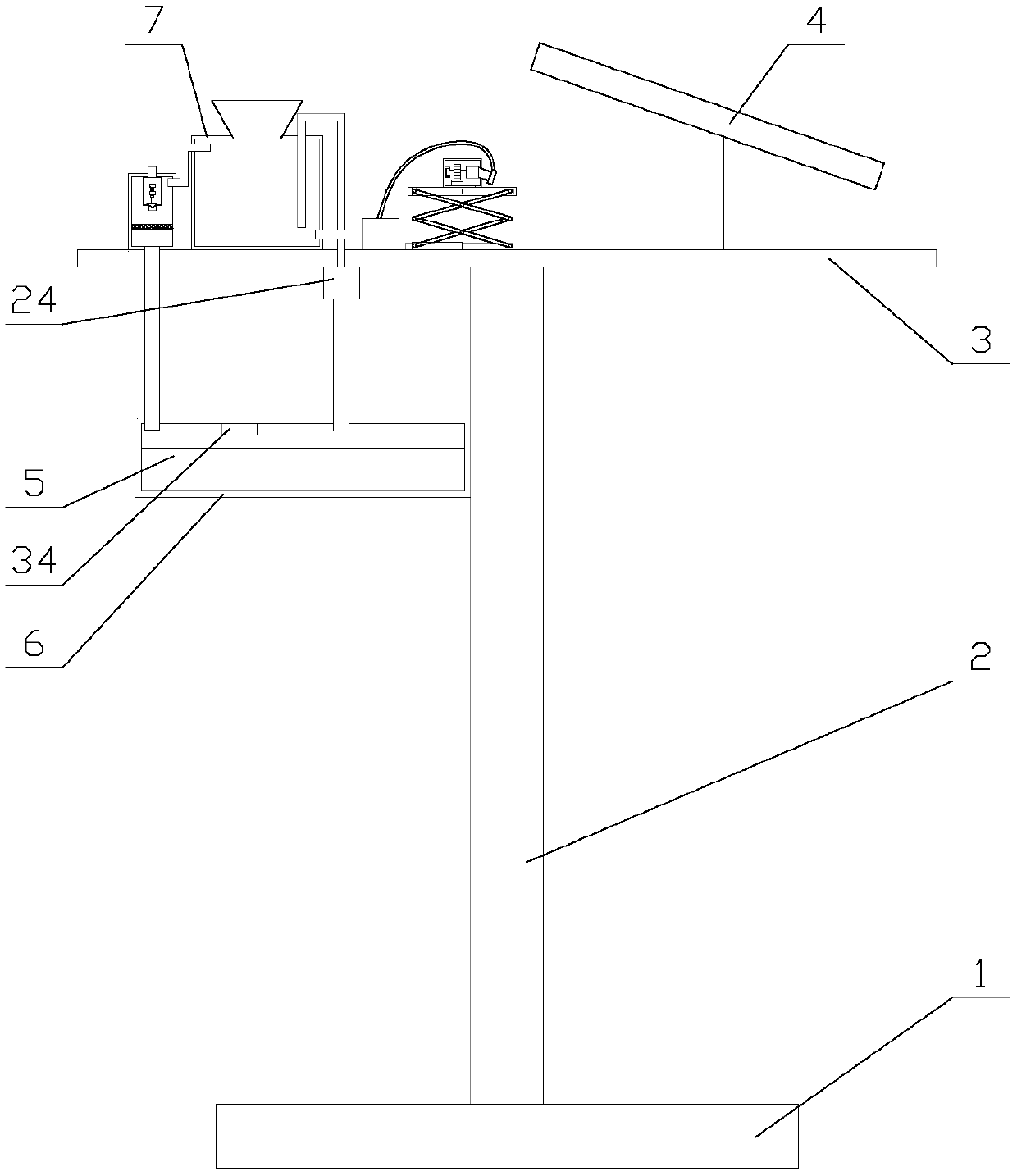 Solar street lamp with cleaning function and high power generation efficiency