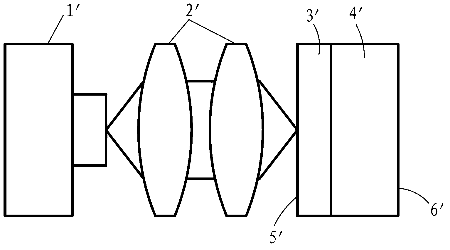 Intracavity frequency doubling microchip laser and preparation method thereof