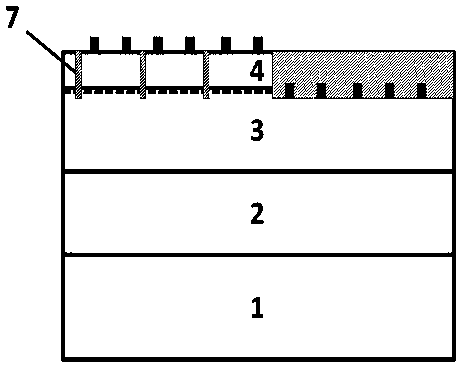 Gallium nitride epitaxial wafer vertical leakage current and Hall effect composite test method