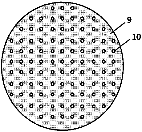 Gallium nitride epitaxial wafer vertical leakage current and Hall effect composite test method