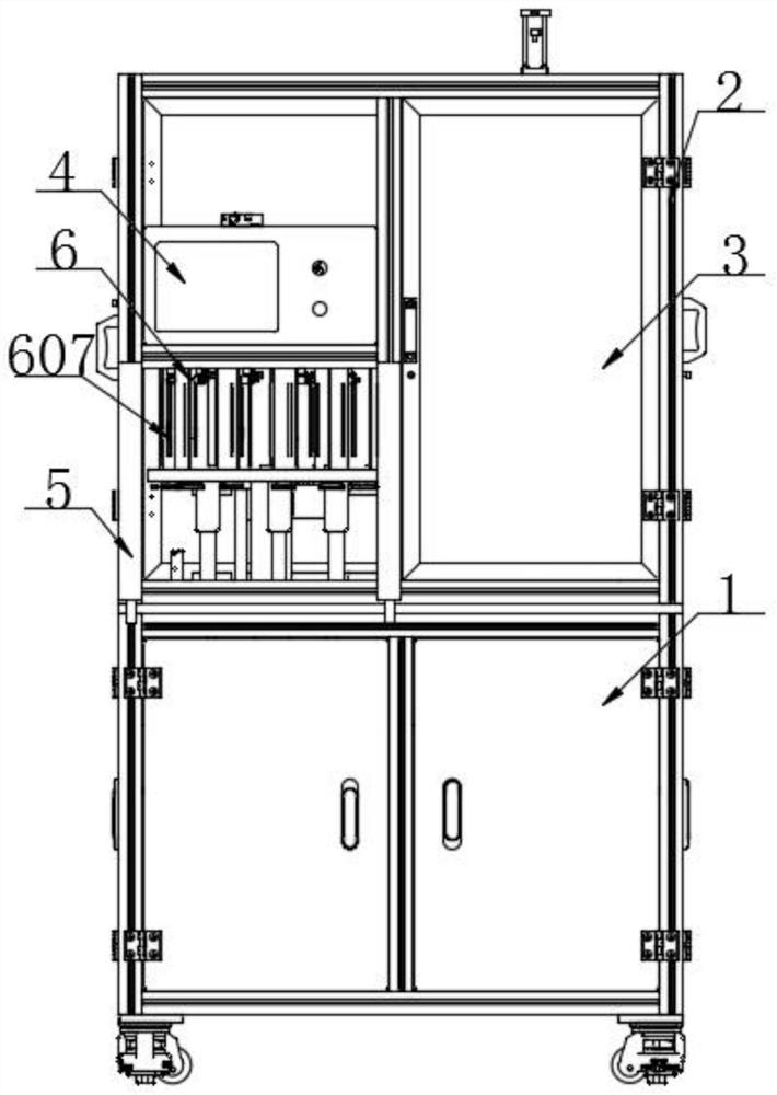 A carbon rod lengthening machine