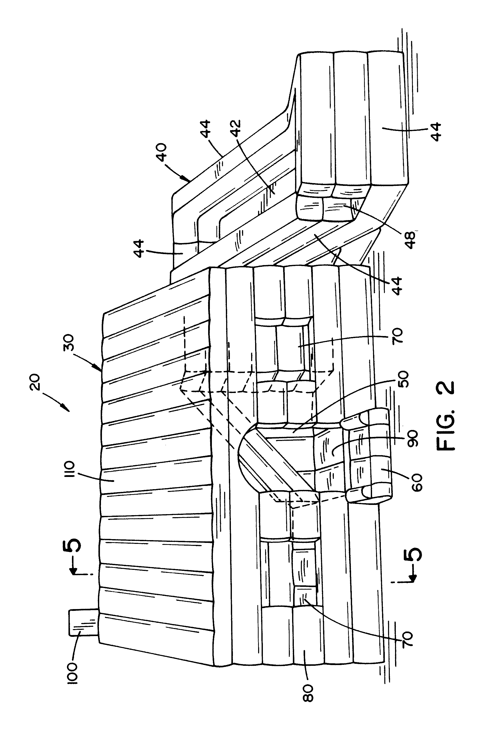 Inflatable educational structure