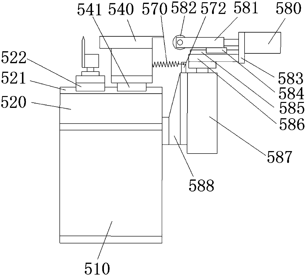 Edge-folding assembly, bending device and bending method