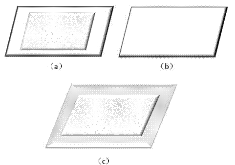 Asymmetric double-crosslinked composite material, as well as preparation method and application of same