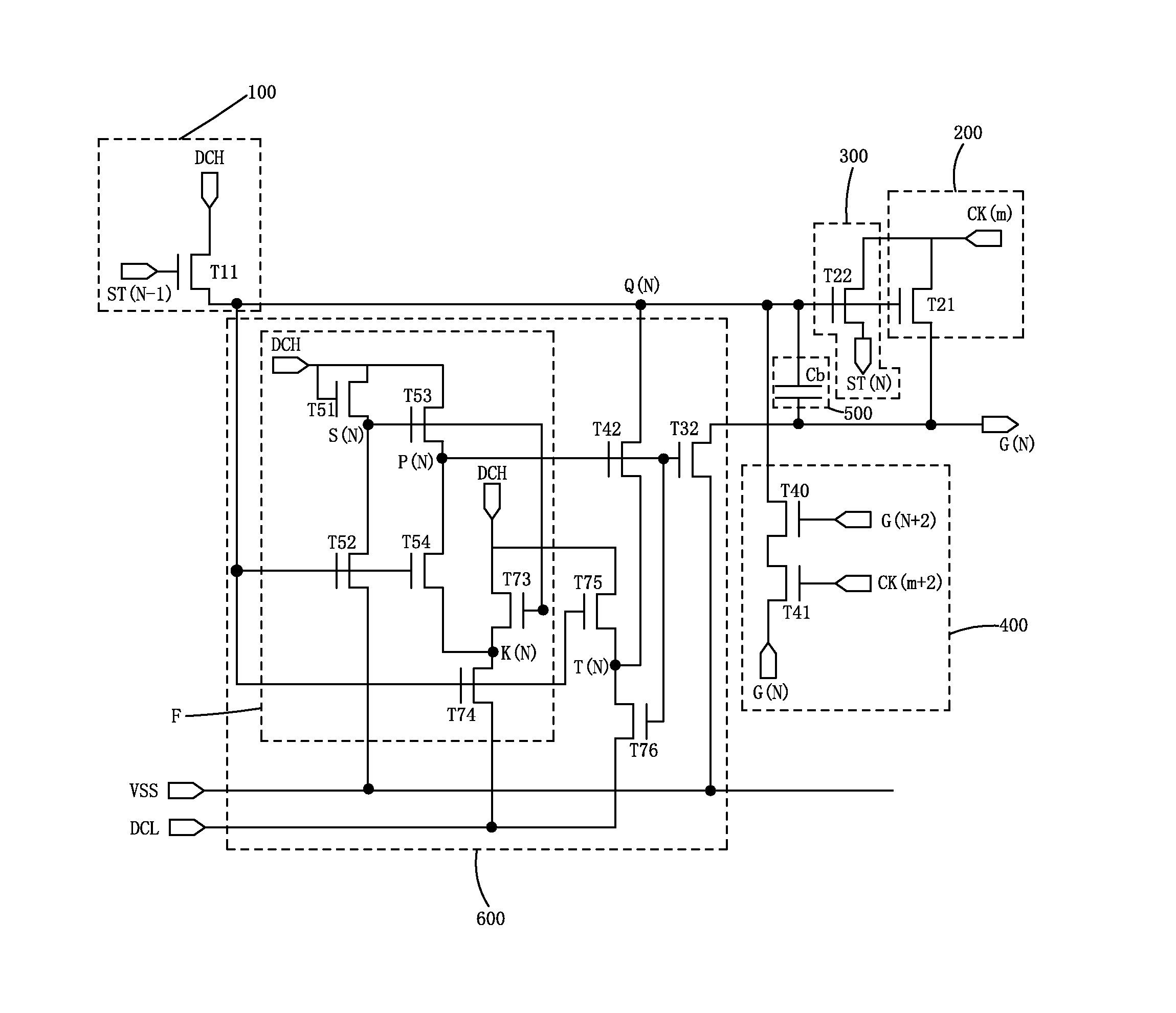 Goa circuit based on oxide semiconductor thin film transistor