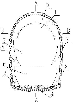 Medium ground tunnel milling excavating and mating mechanized construction method