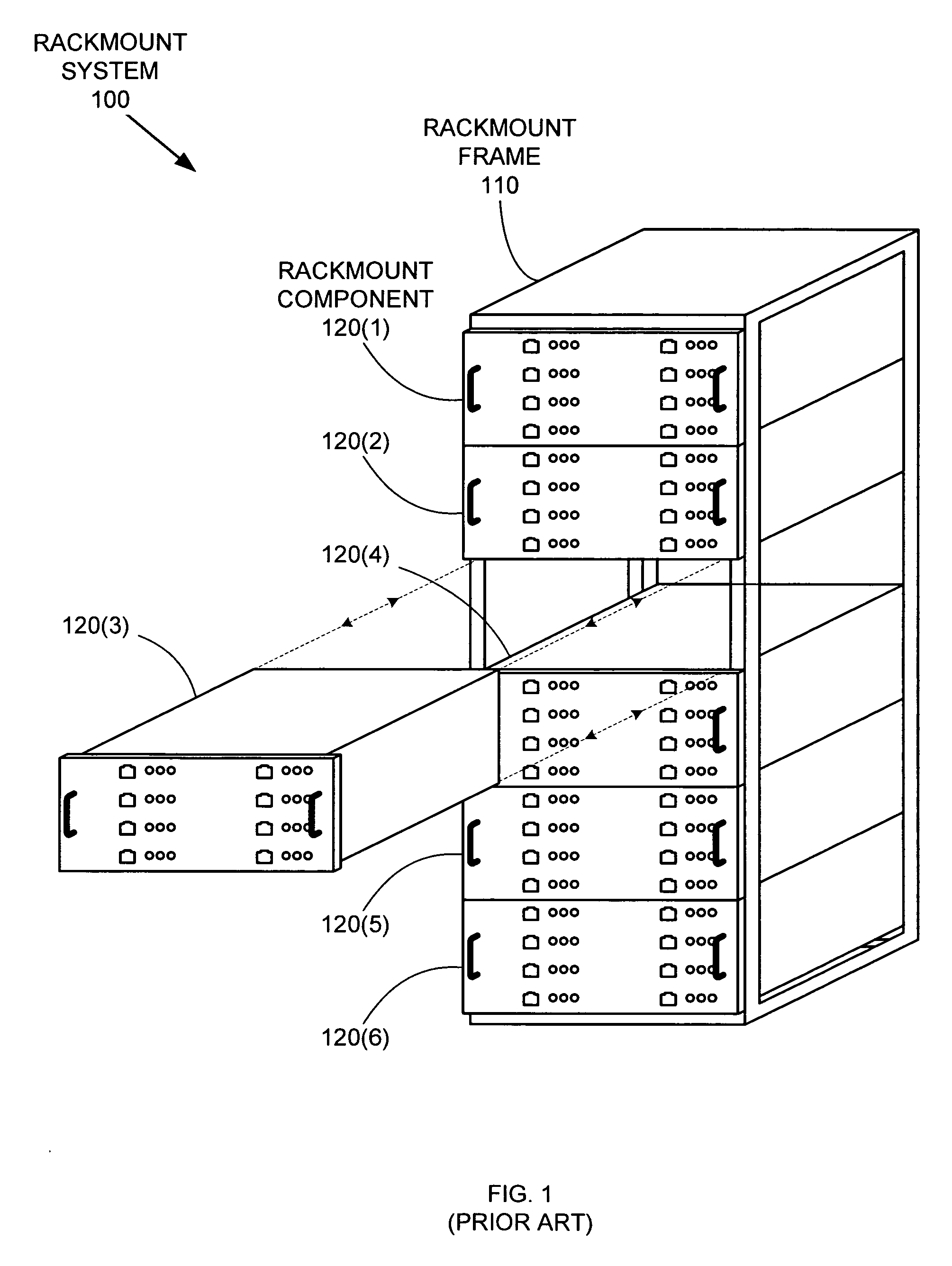 Rackmount system including conversion rail