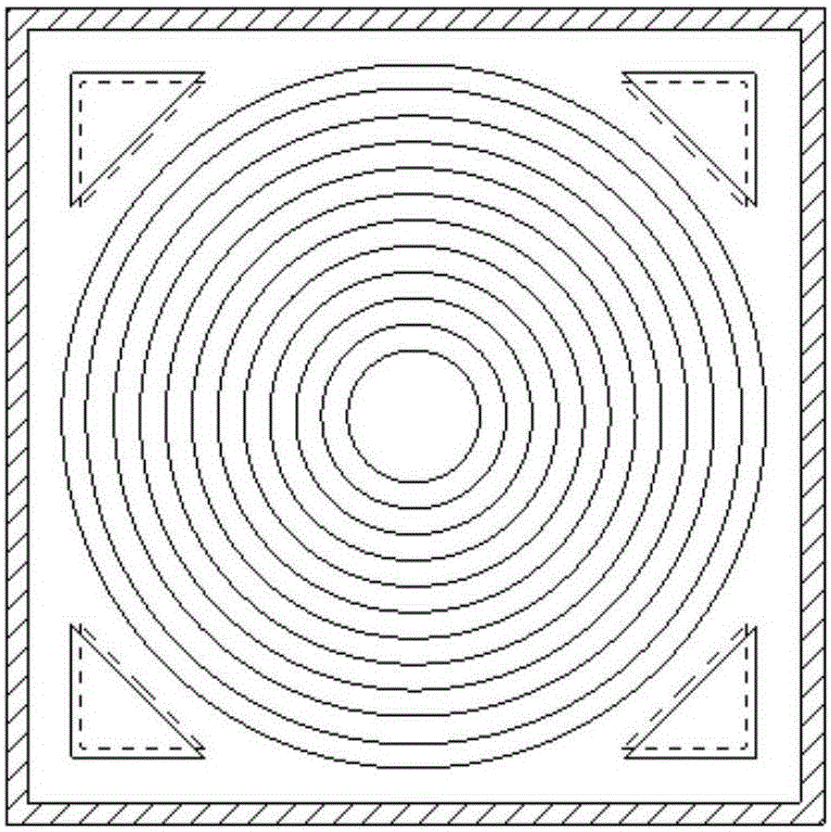 Circular ring type contact parallel plate three dimensional pressure transducer