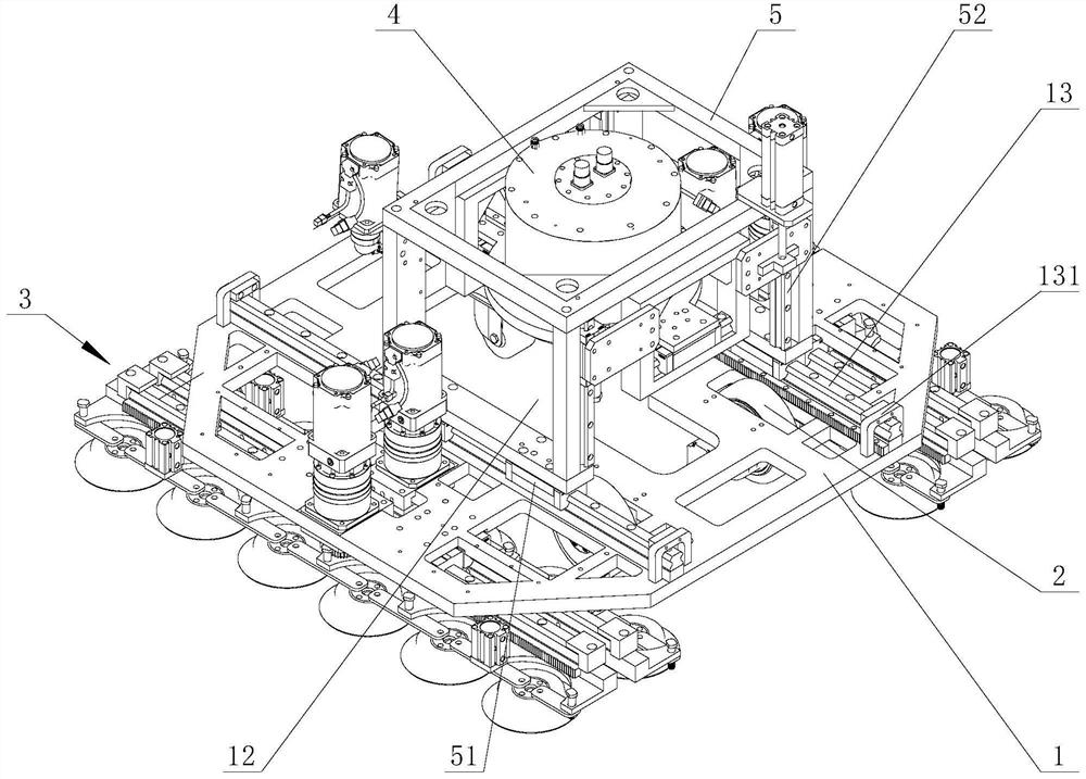 Movable friction stir welding machine frame