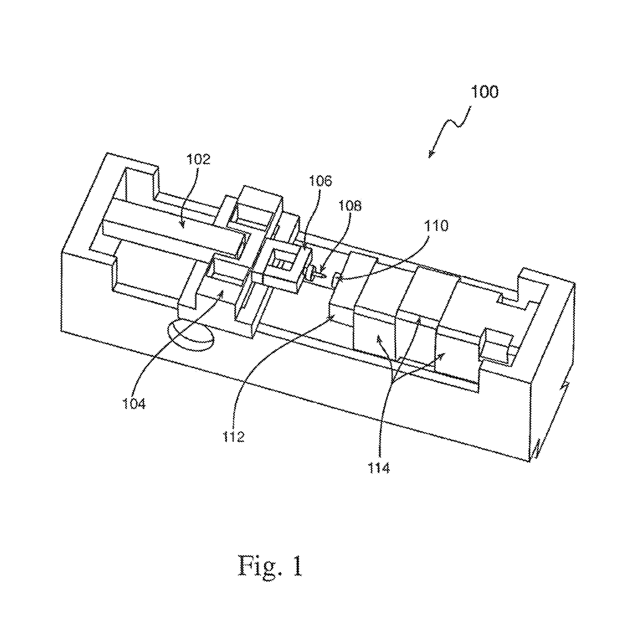 Microtesting rig with variable compliance loading fibers for measuring mechanical properties of small specimens