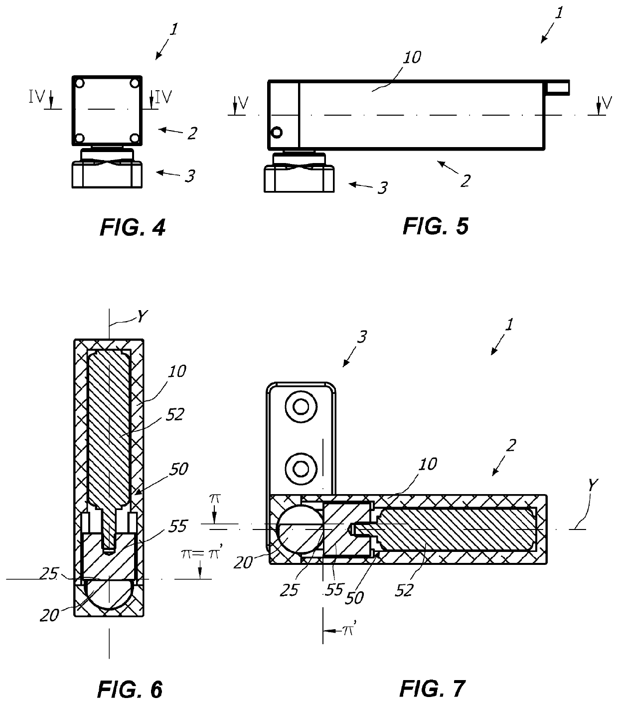 Hinge for the rotatable movement of a door, a shutter or the like