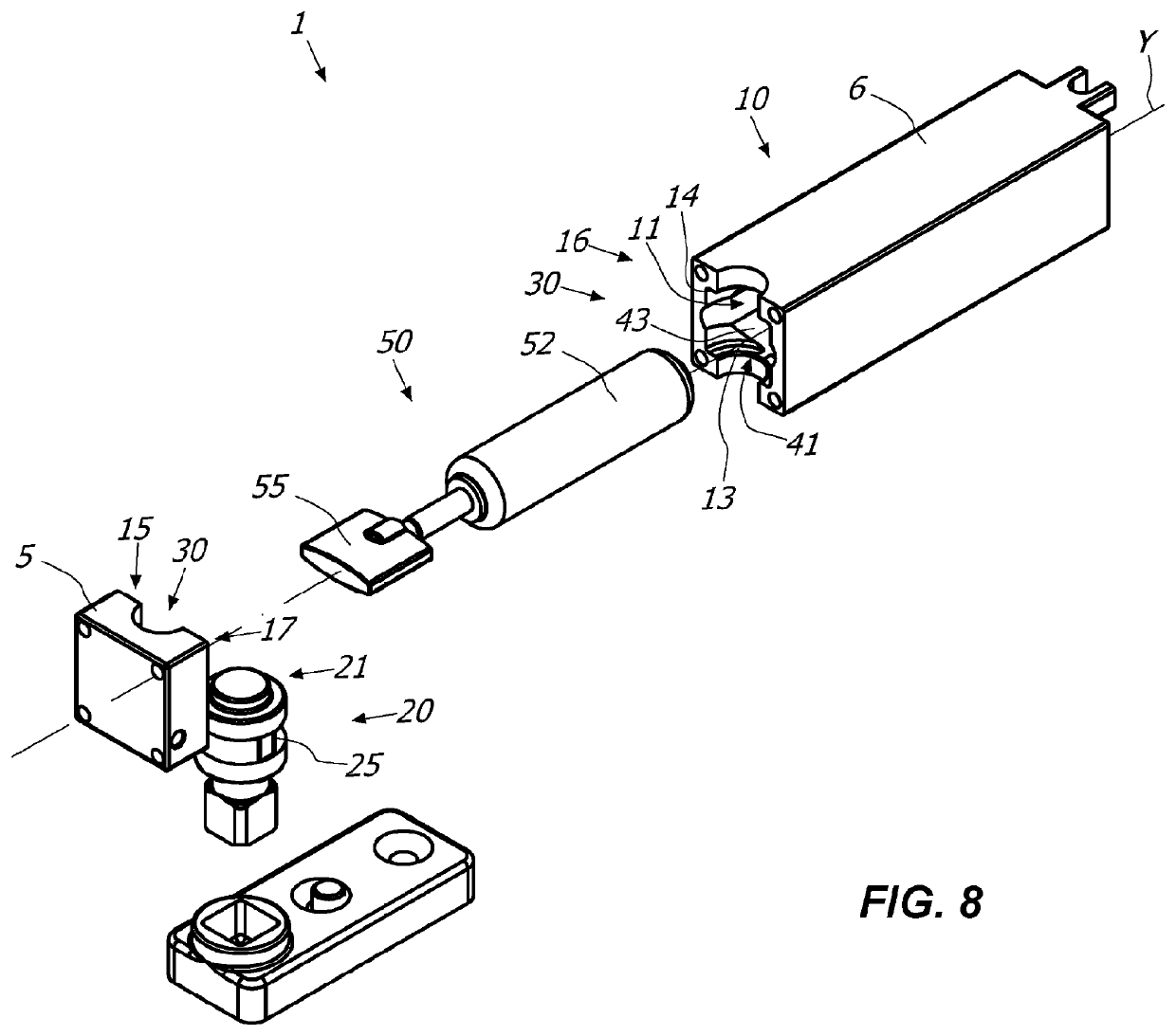 Hinge for the rotatable movement of a door, a shutter or the like