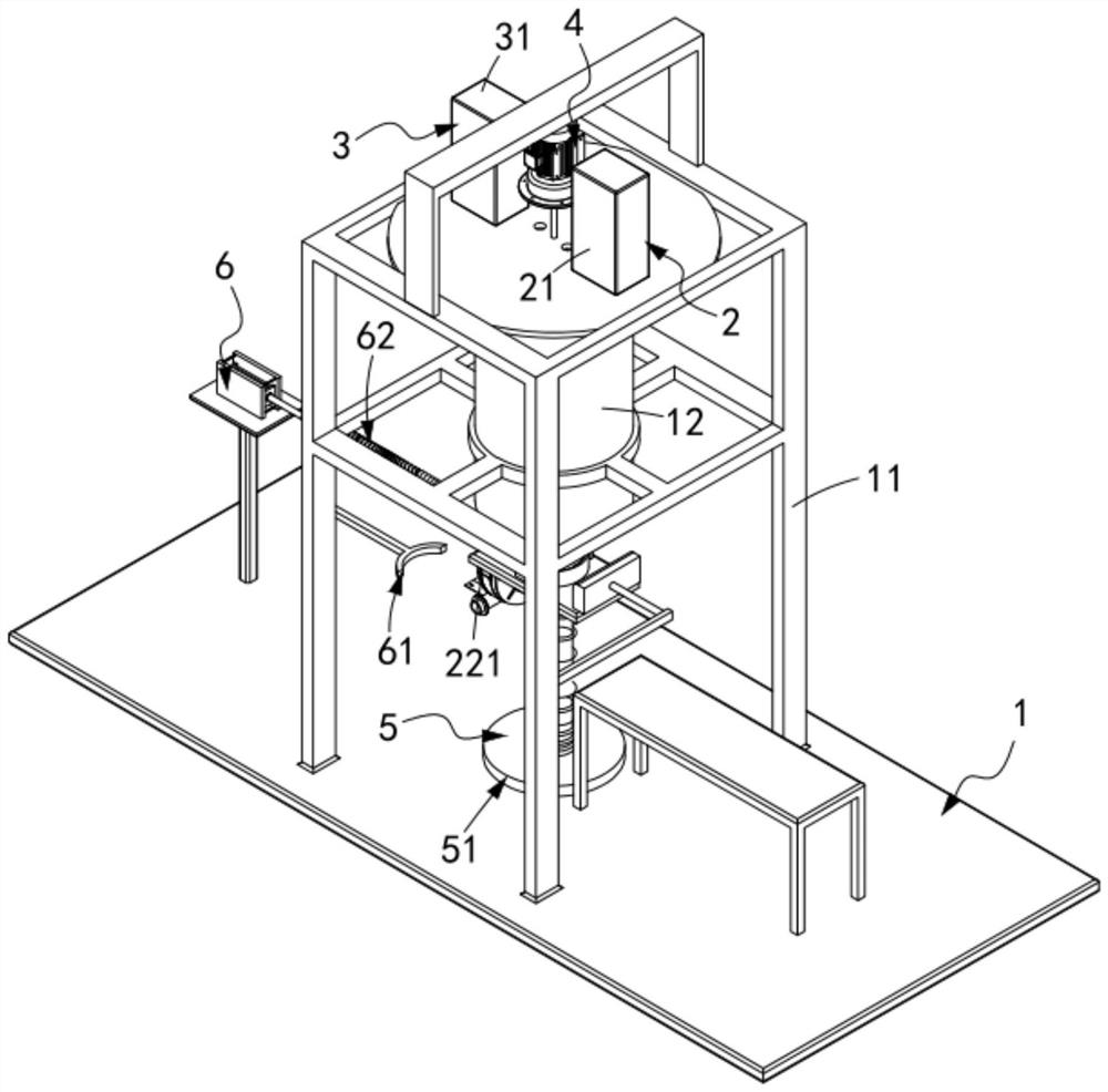 High-permeation-resistance epoxy powder coating production and processing device