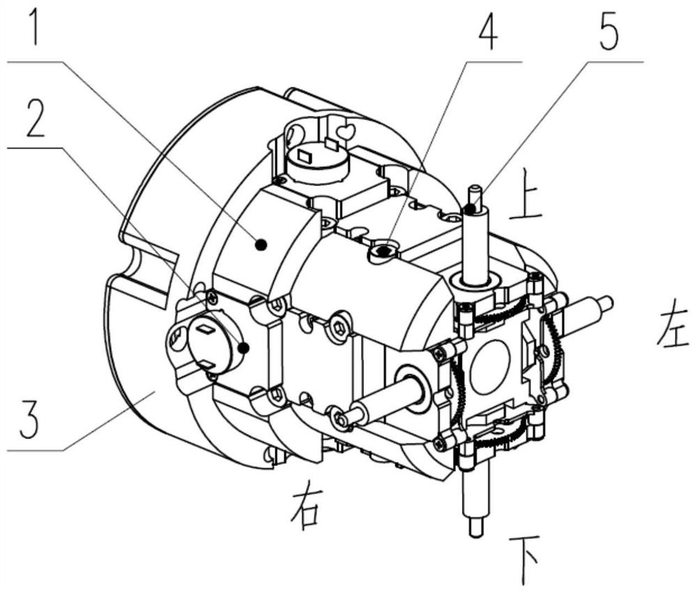 Universality integration four-direction servo steering control device