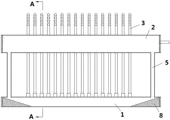 Heat pipe with flow guide part