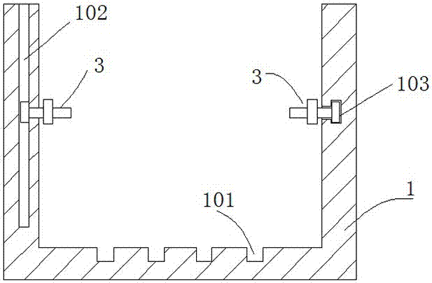 Pen container capable of being divided in multiple layers