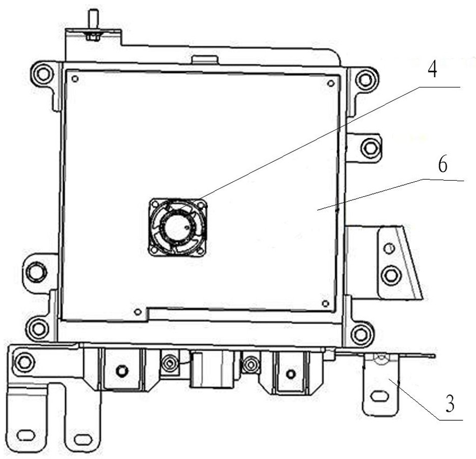 dc-dc converter ventilation cooling device