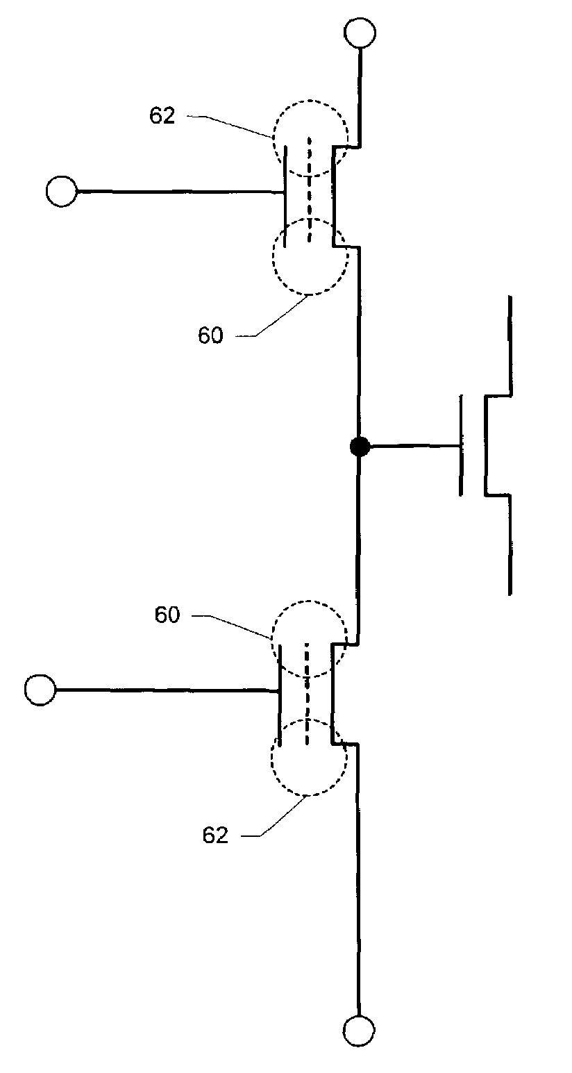 Methods of redundancy in a floating trap memory element based field programmable gate array