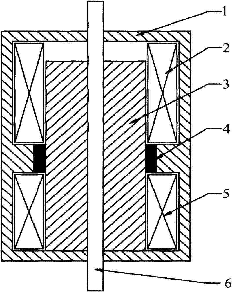 Bistable-state permanent magnet mechanism of parallel magnetic circuits