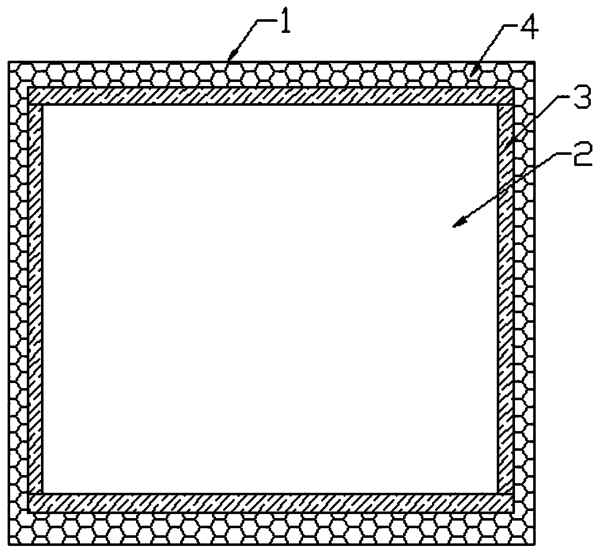 Efficient dedusting device used for polishing machine tool