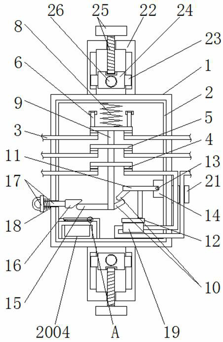 Network security emergency physical disconnection device based on current change