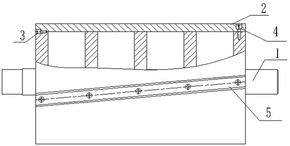 A kind of processing method of metal spiral bar