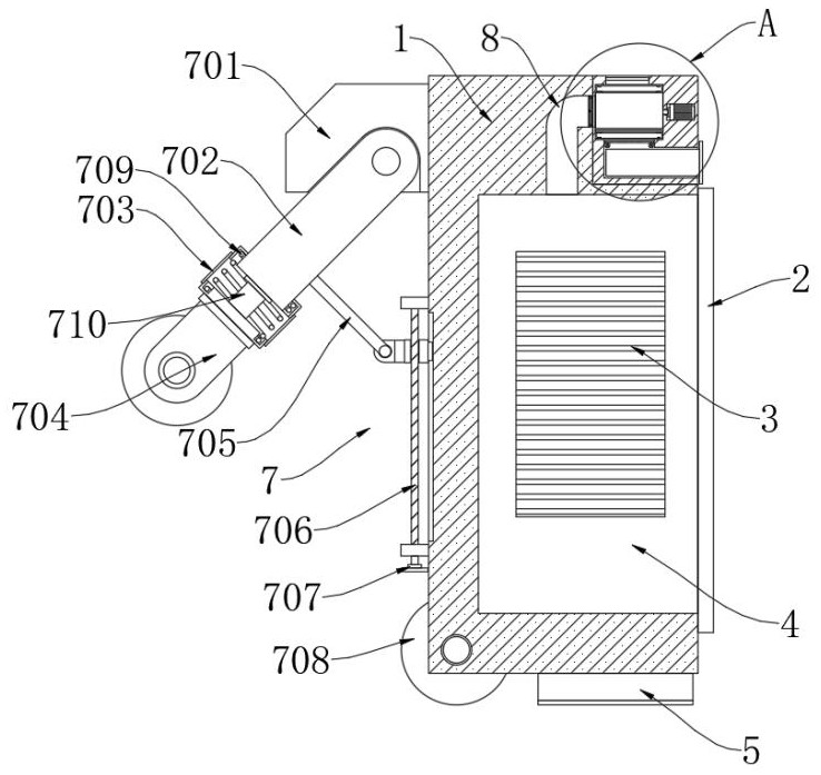 Excitation device screen cabinet for generator