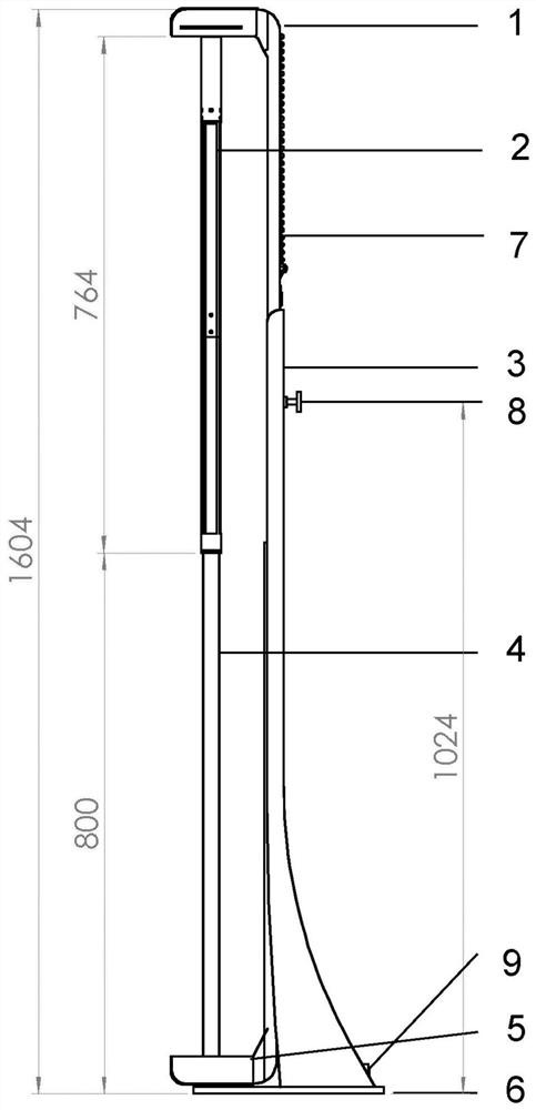 Measurement system for measuring hand-eye reaction capability