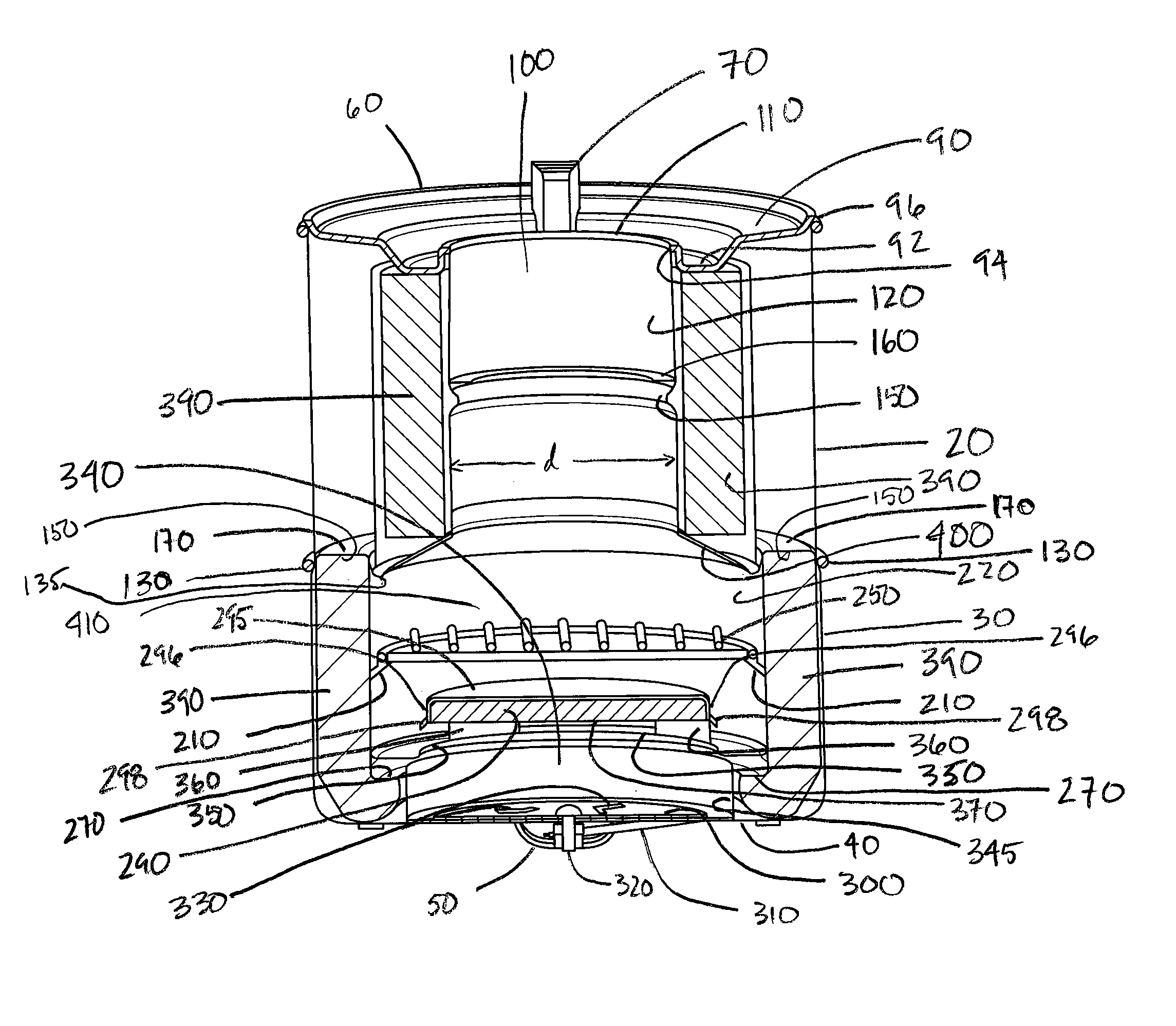 Combustion chamber for charcoal stove