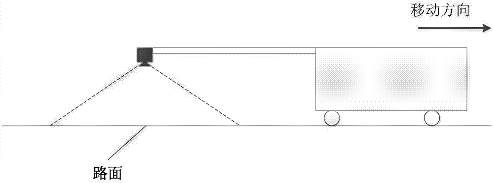 High-precision vehicle positioning device based on pavement fingerprint and method thereof