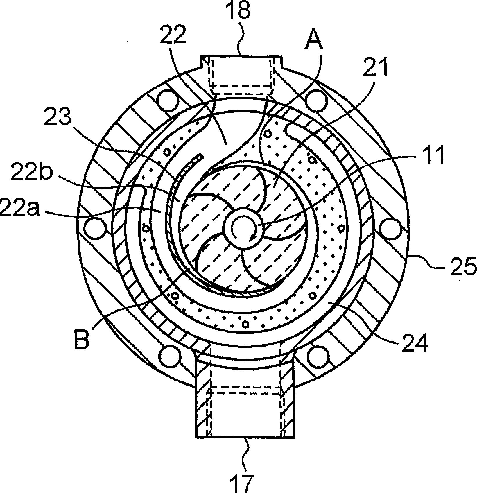 Fluid transportation machine