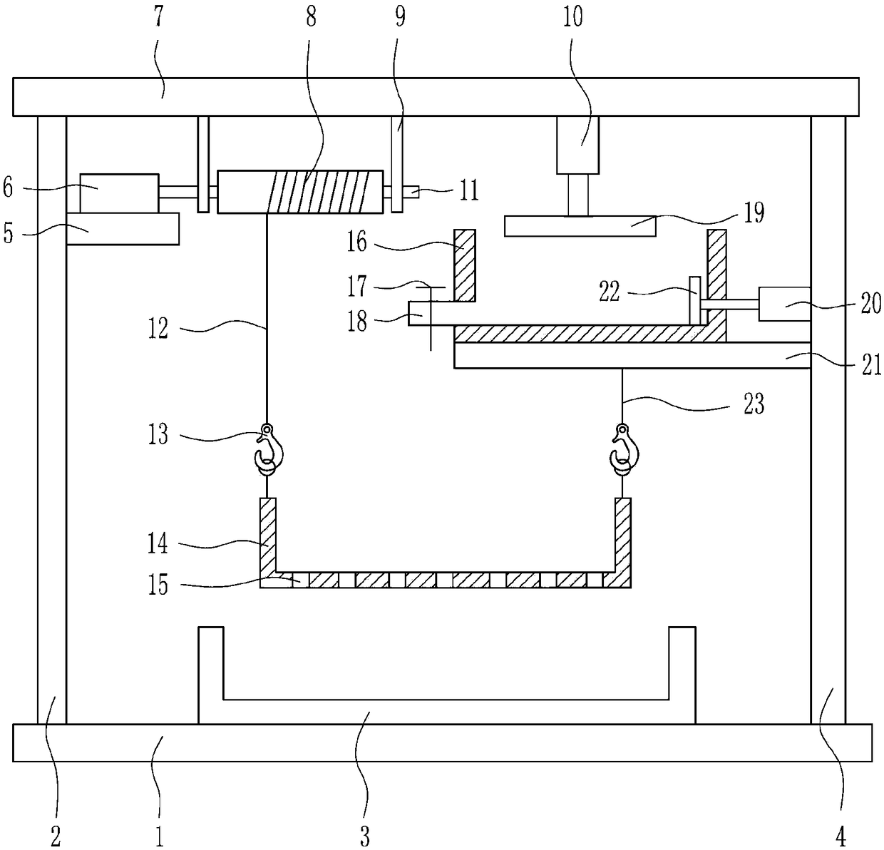 Legume crop efficient crushing device as well as manufacturing method and use method thereof