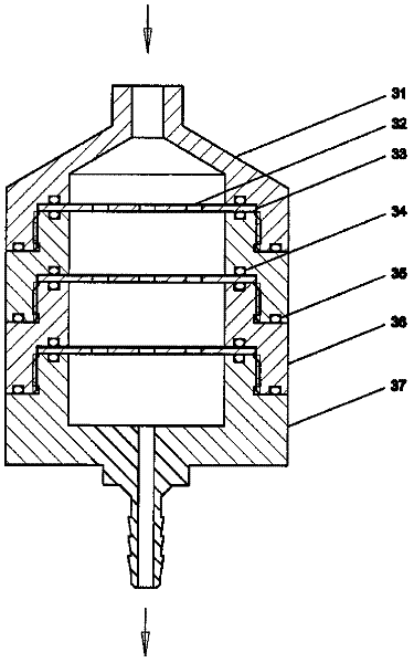 Air monitoring and classified sampling method and device