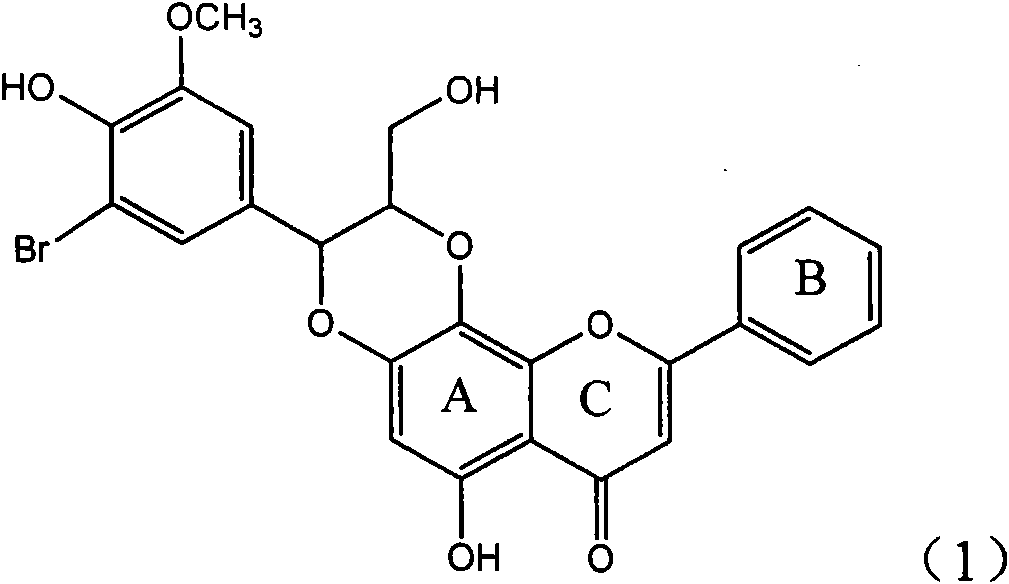 Application of ring A coupling flavonolignan in preparing medicaments for treating viral hepatitis B