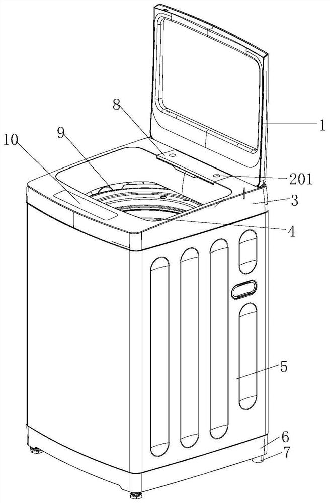 Detergent injection method and washing machine