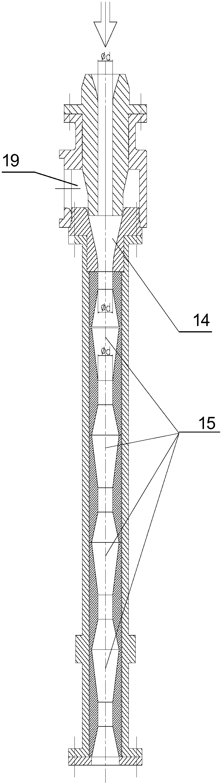 Cooler and water cooling method for bar rolling