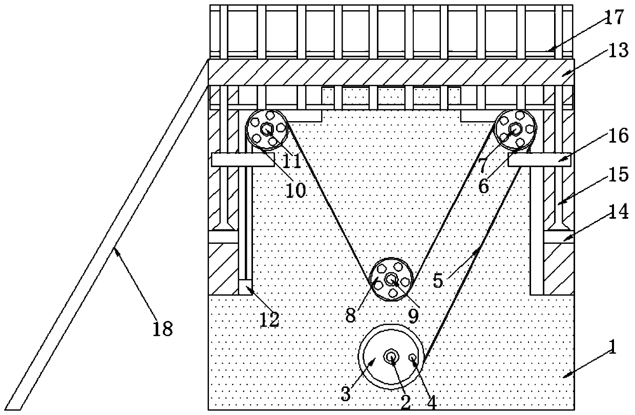 Lifting appliance with guardrail height and lifting table height being proportional