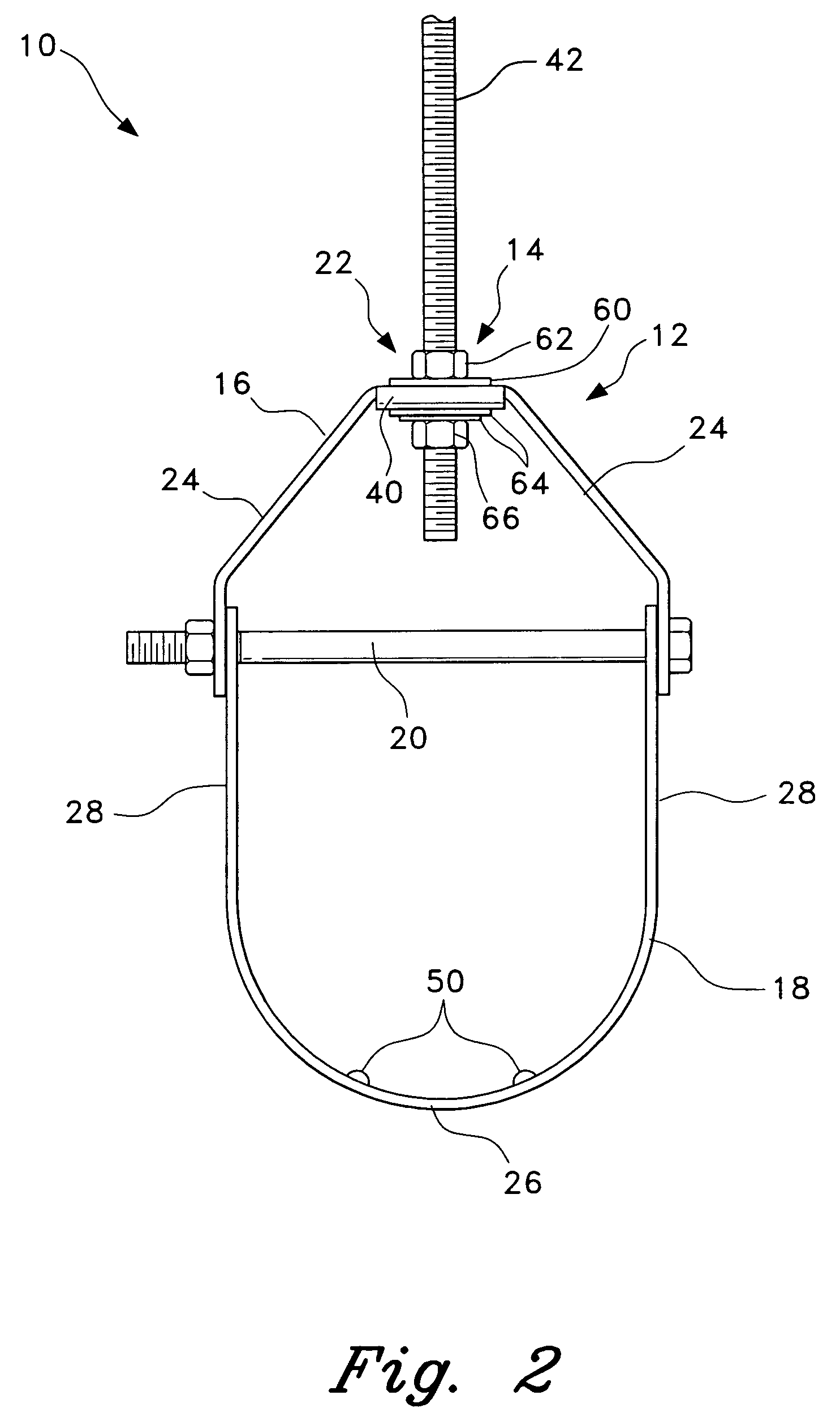 Pipe hanger assembly