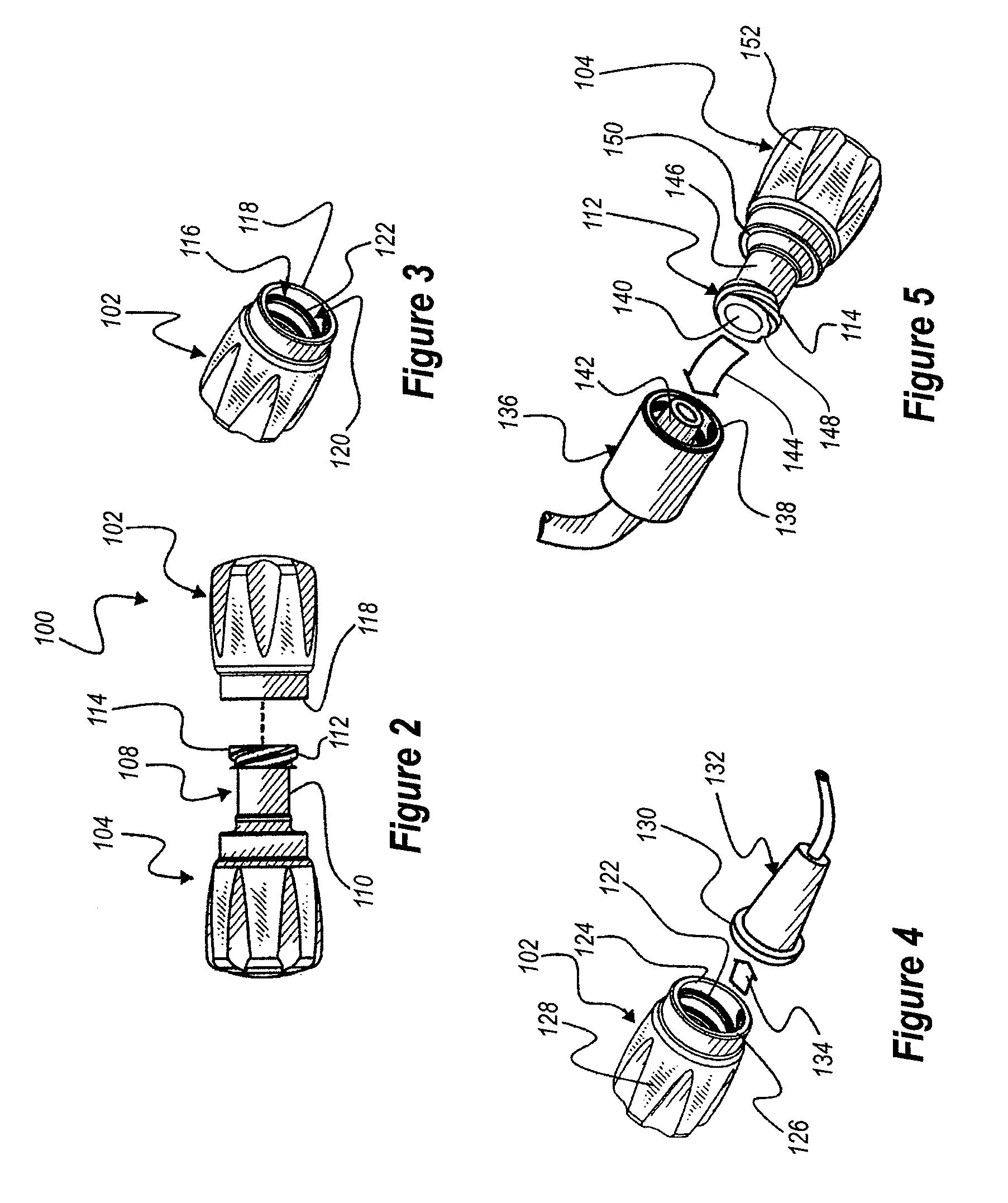 Nestable sterility-protecting caps with fluid reservoir for separated connectors