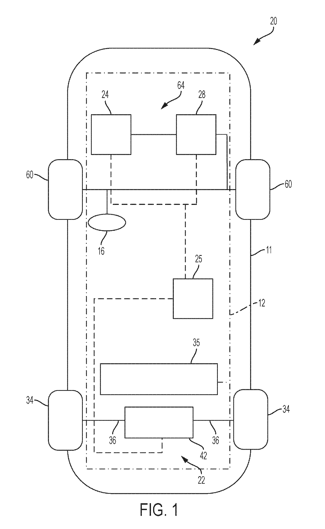 Torque reaction frame for mitigation of rear impact effects