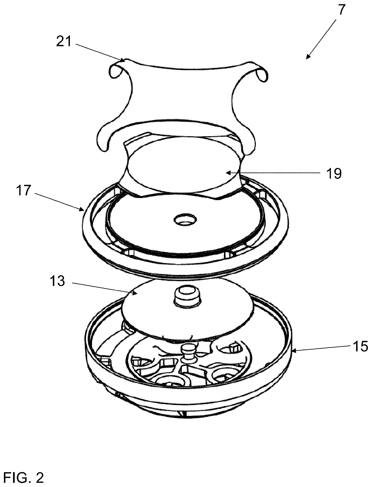 Container for packaged filtration mask