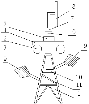 Improved wind energy solar energy beacon