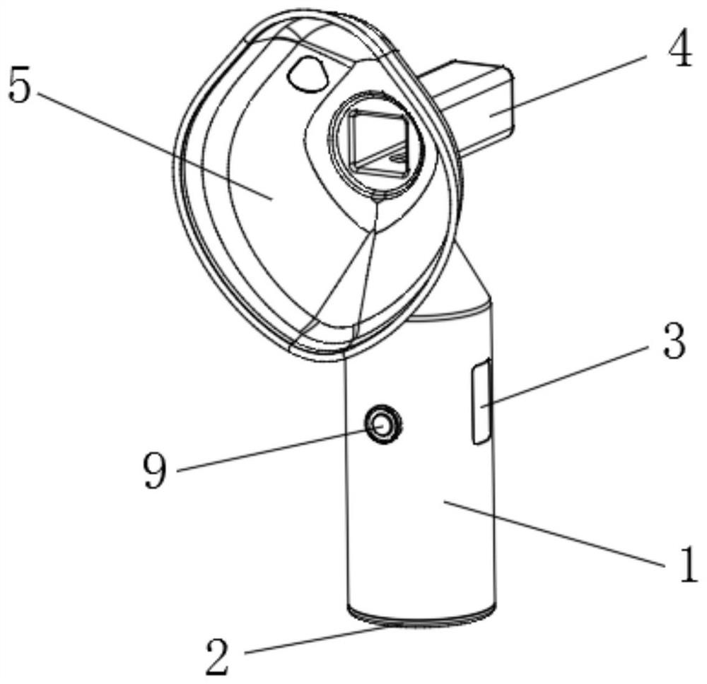 Special ultrasonic atomization inhalation device for general surgery department nursing and use method thereof