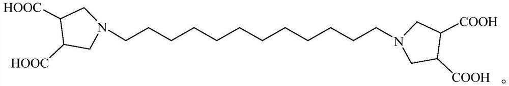 A kind of Bola-type surfactant with anion and cation inversion ability and preparation method thereof