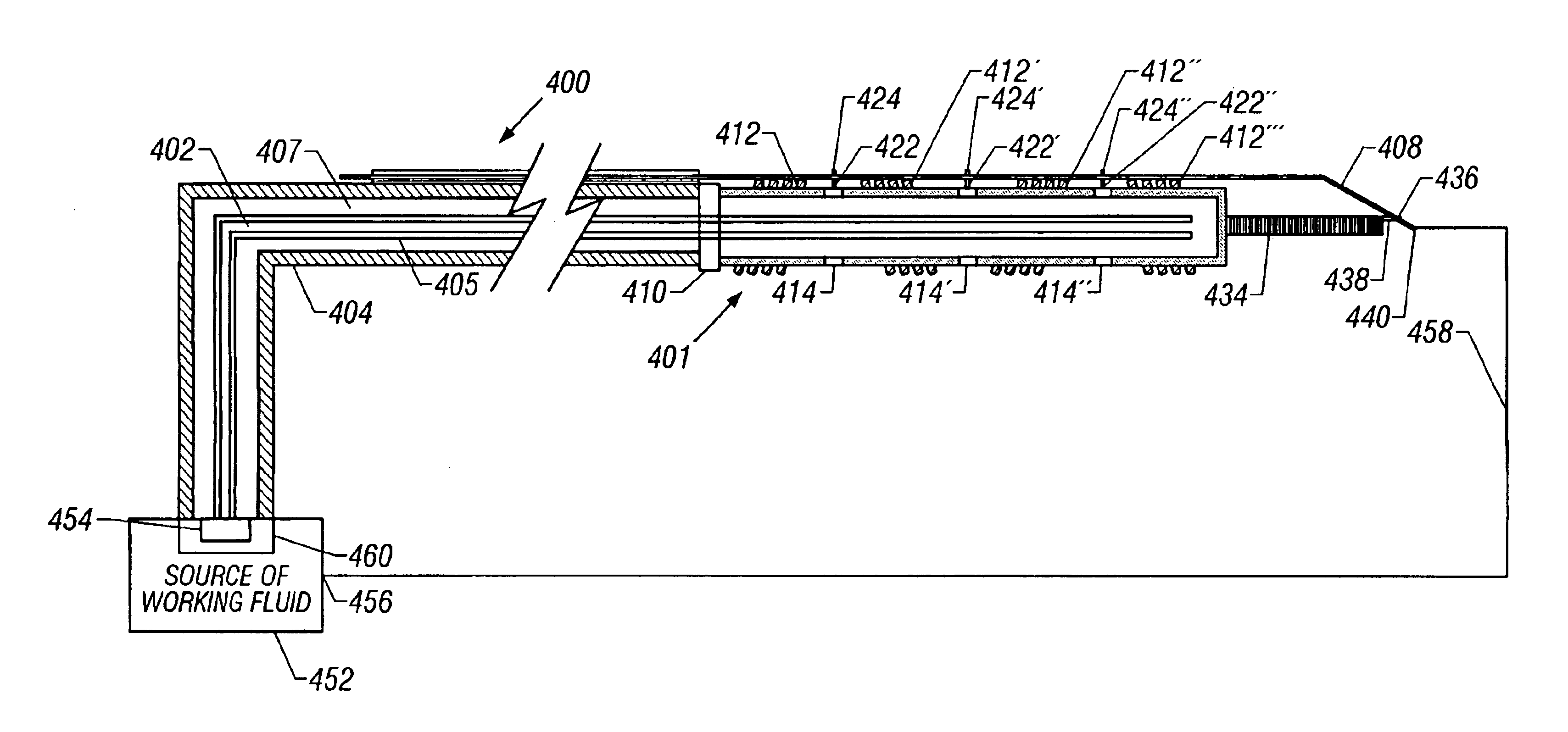 Selective organ cooling catheter with guidewire apparatus and temperature-monitoring device