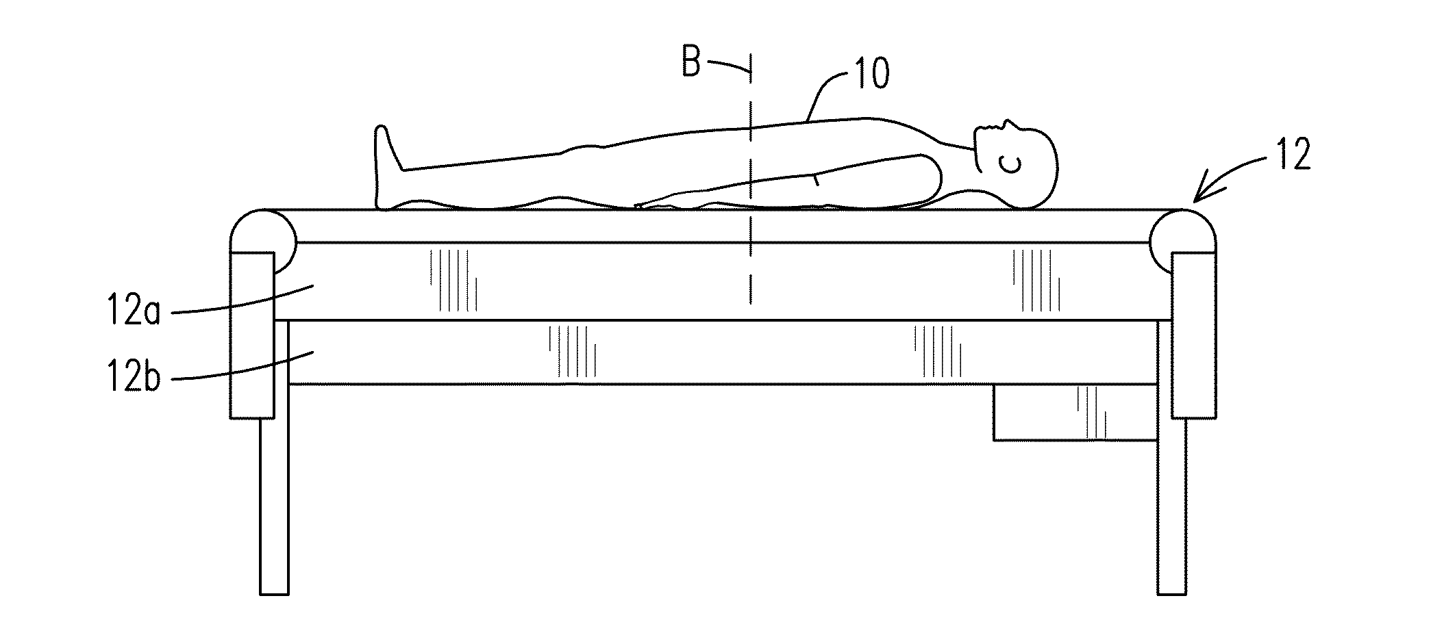 Physical-virtual patient bed system